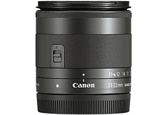 Objetivo - Canon EF-M, 11-22 mm, 58.2mm, f/4-5.6 IS STM, Objetivo EVIL 