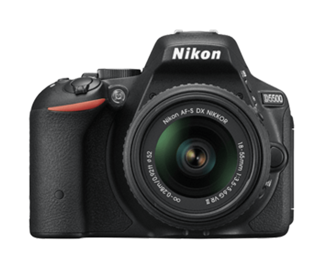 Cámara Réflex - Nikon D5500 + 18-55 mm VR II + Estuche + Palo Selfie