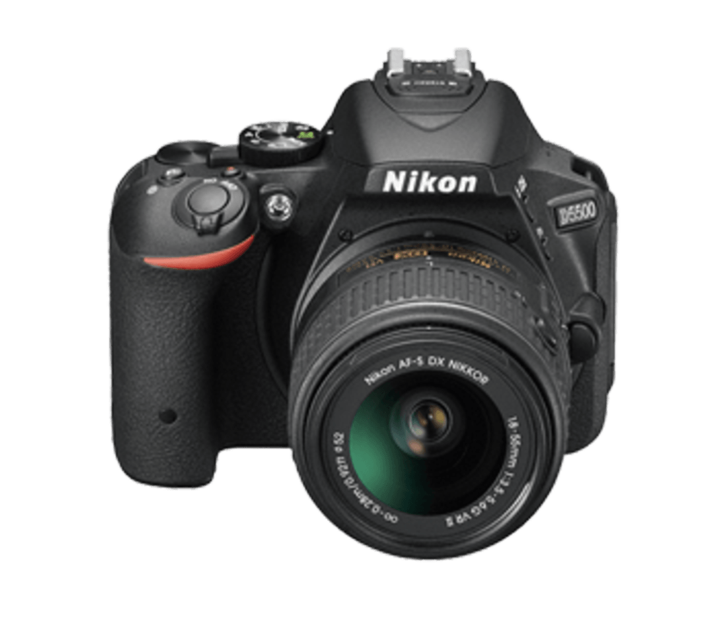 Cámara Réflex - Nikon D5500 + 18-55 mm VR II + Estuche + Palo Selfie
