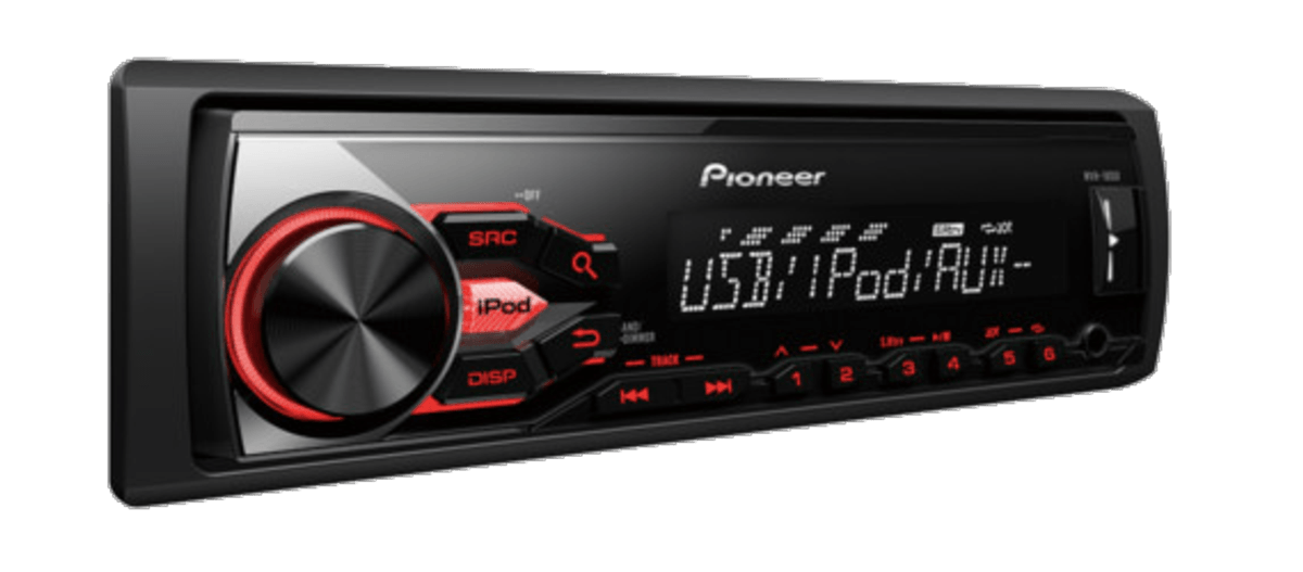 Autorradio - Pioneer MVH-180UB, Radio RDS, USB y AUX IN