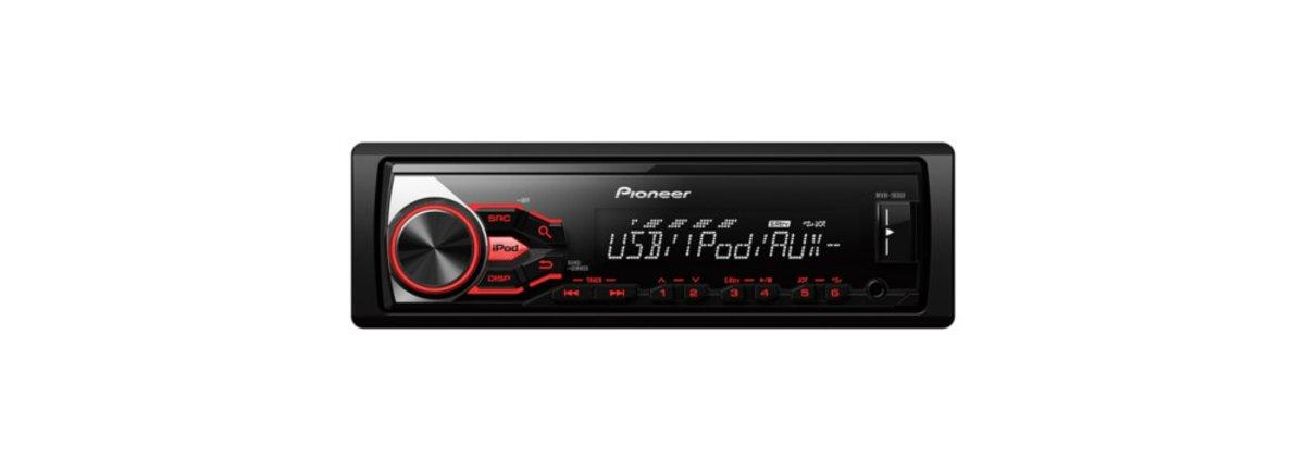 Autorradio - Pioneer MVH-180UB, Radio RDS, USB y AUX IN