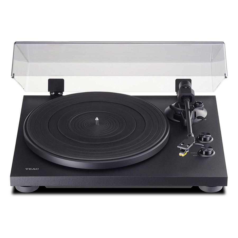 Tocadiscos - Teac TN 200 B, 2 velocidades, Motor de Correa, Salida USB, Negro