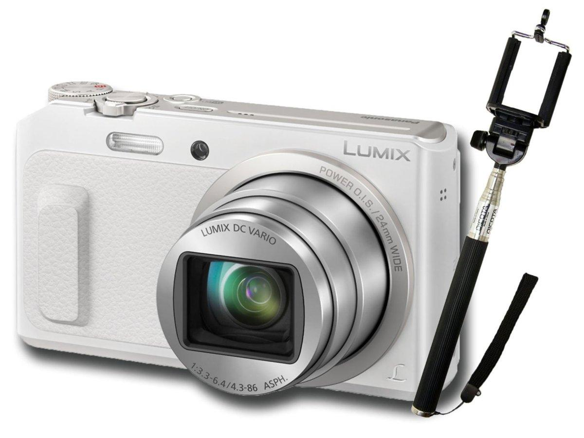 Cámara | Panasonic Lumix DMC-TZ57 Blanco, 16Mp, WiFi, Full HD +