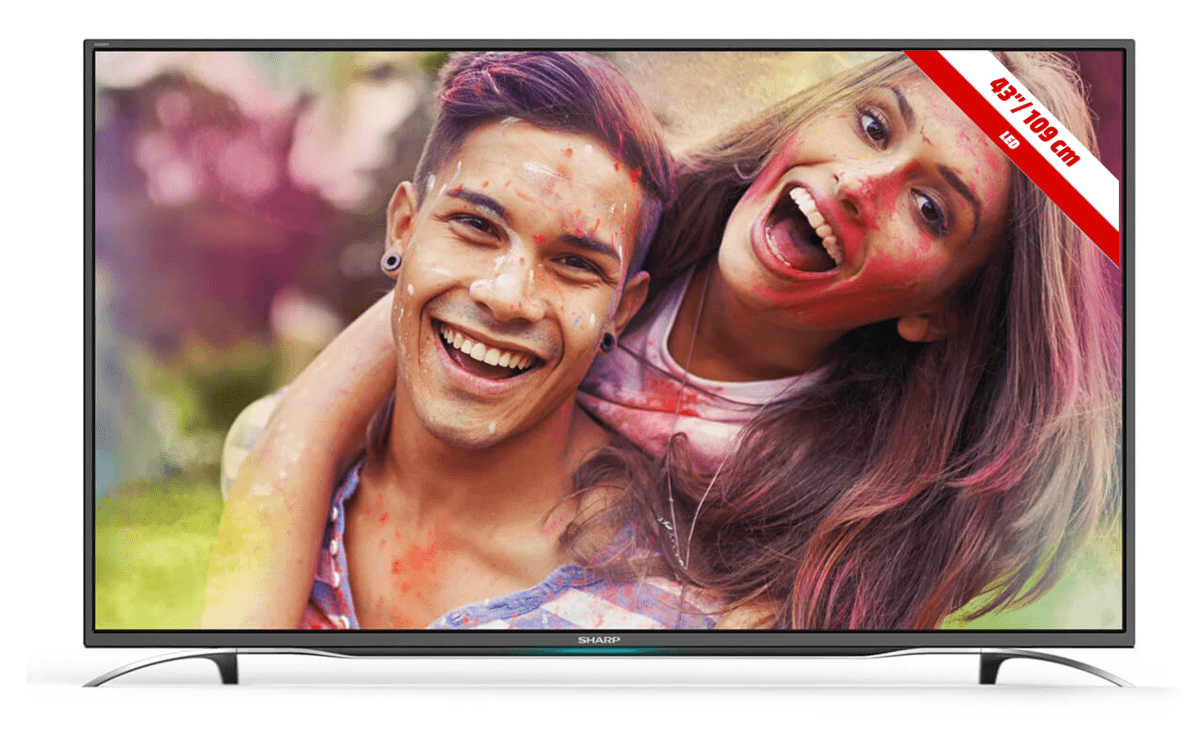 TV LED de 43" - Sharp LC43-CFE6352E, Full HD, Smart TV, Wifi