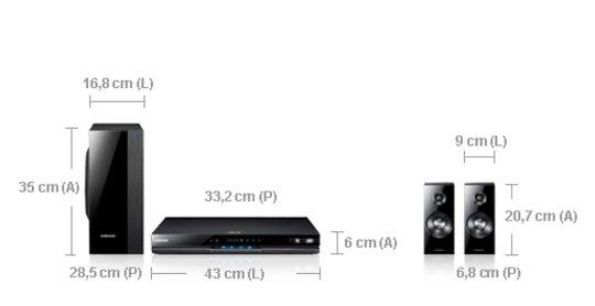Home Cinema - Samsung HT-FS5200, Negro, 3D