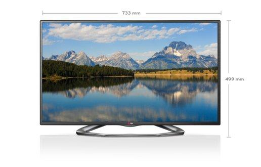 TV LED 32" - LG 32LA620S Smart TV, WiFi, MHL, 3D, 200Hz