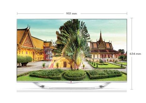 TV LED 42" - LG 42LA740s Smart TV, WiFi, 3D, 800Hz