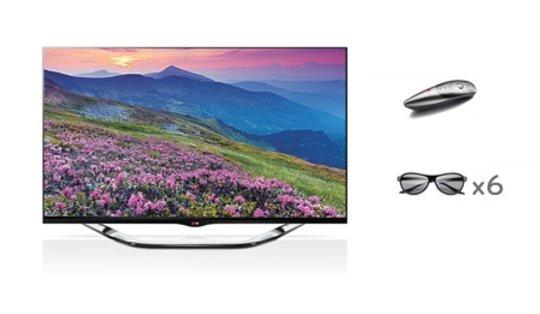 TV LED 42" - LG 42LA860v Smart TV, WiFi, WiDi, 3D, 800Hz