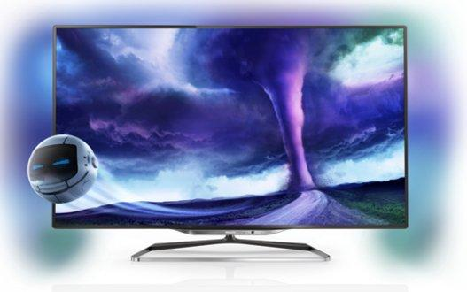 TV LED 40" - Philips 40PFL8008K/12 Smart TV, WiFi, 3D, 1400Hz