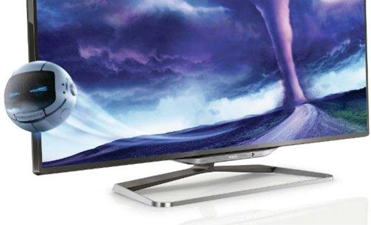 TV LED 40" - Philips 40PFL8008K/12 Smart TV, WiFi, 3D, 1400Hz