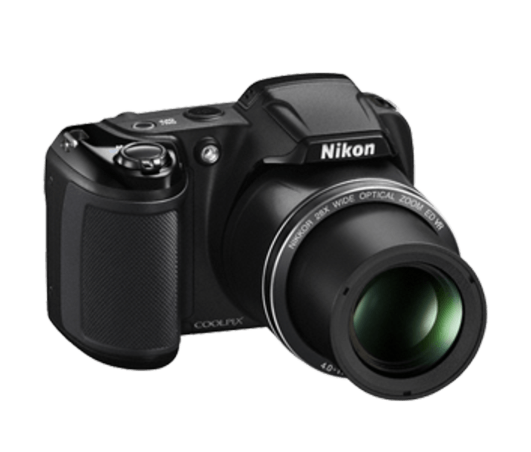 Cámara Bridge - Nikon Coolpix L340 + Estuche + Palo Selfie