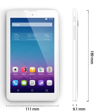 Tablet - Alcatel One Touch Pixi 3 Blanco, 7", WiFi