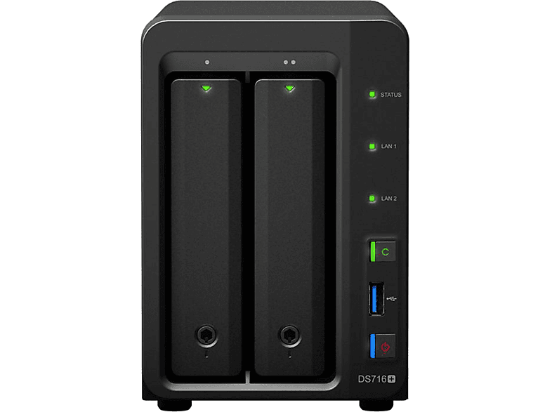 Synology DS716+ NAS Escritorio Ethernet Negro servidor de almacenamiento