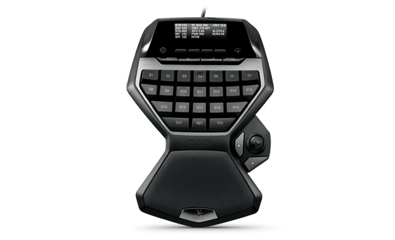 Teclado gaming - Logitech G13, LCD, mini joystick, 25 teclas