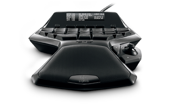 Teclado gaming - Logitech G13, LCD, mini joystick, 25 teclas