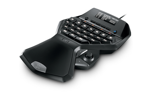 Teclado gaming - Logitech G13, LCD, mini joystick, 25 teclas