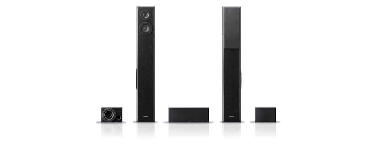 Altavoces Home Cinema - Pioneer S-ESR2TB, 5.0, 150W