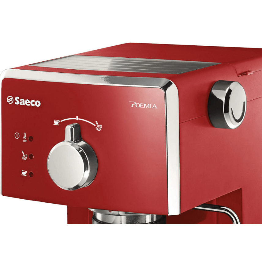 Cafetera express - Saeco HD8323/12 POEMIA FOCUS RED 15 Bares de presión, Bomba de presión de