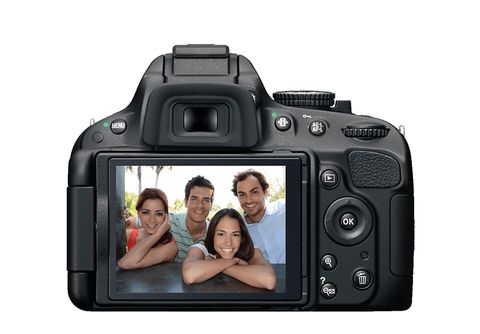 ​Nikon D5100 cámara réflex digital de 16.2 megapixeles y lente VR de 18-55  mm