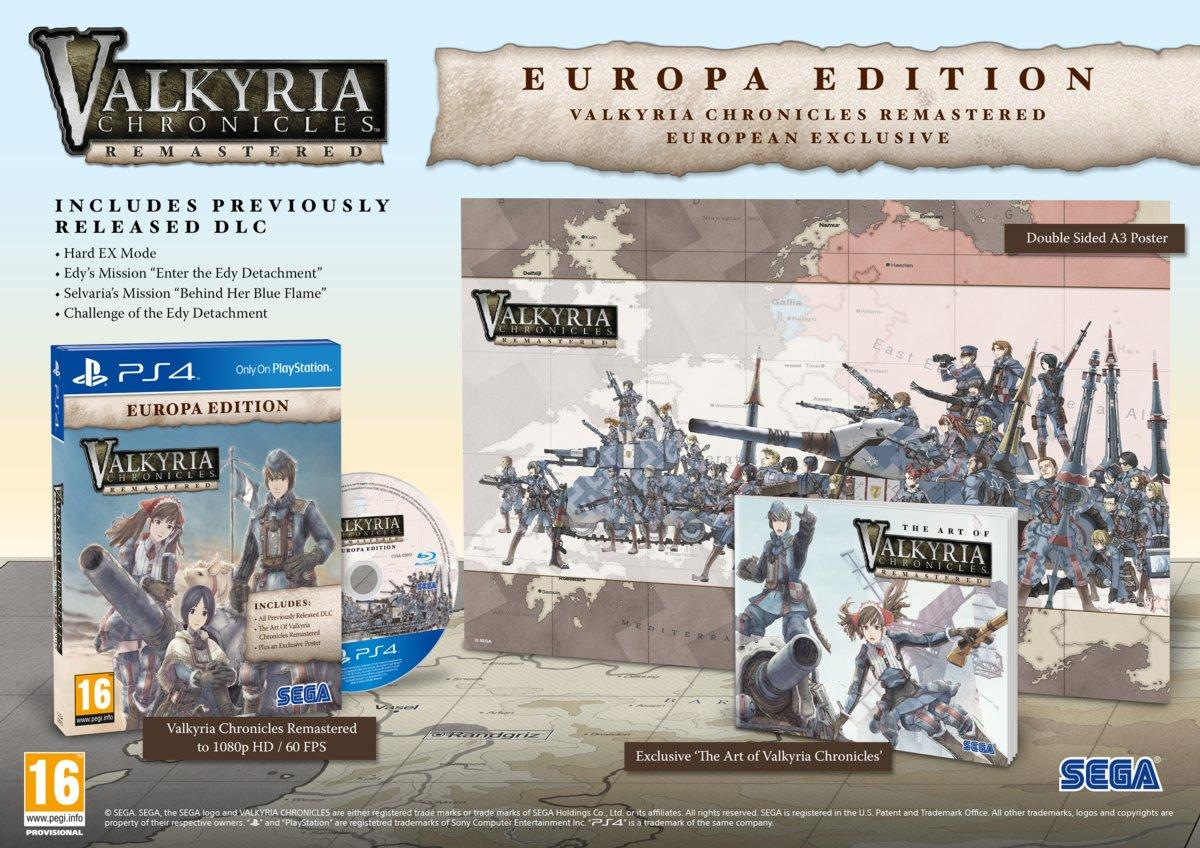 PS4 Valkyria Chronicles Remastered Europa Edition