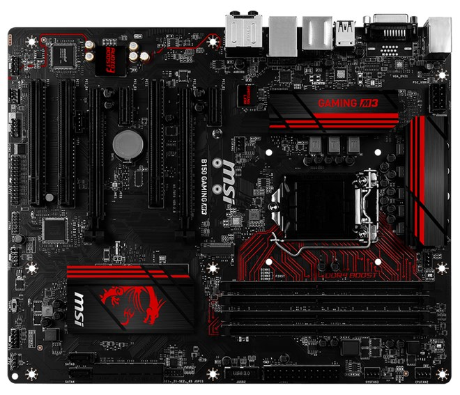 Placa Base - MSI B150 GAMING M3, DDR4-SDRAM, Gaming LAN, Audio Boost 3, 2 USB 3.1