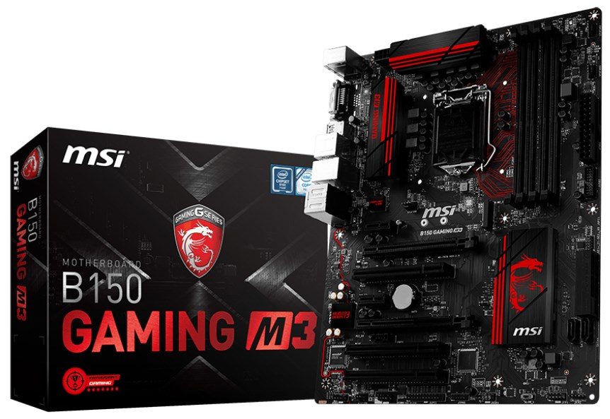 Placa Base - MSI B150 GAMING M3, DDR4-SDRAM, Gaming LAN, Audio Boost 3, 2 USB 3.1