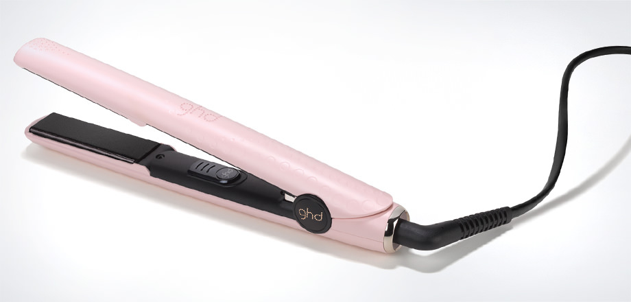 Plancha de pelo - GHD Vintage Pink Styler, Cerámica