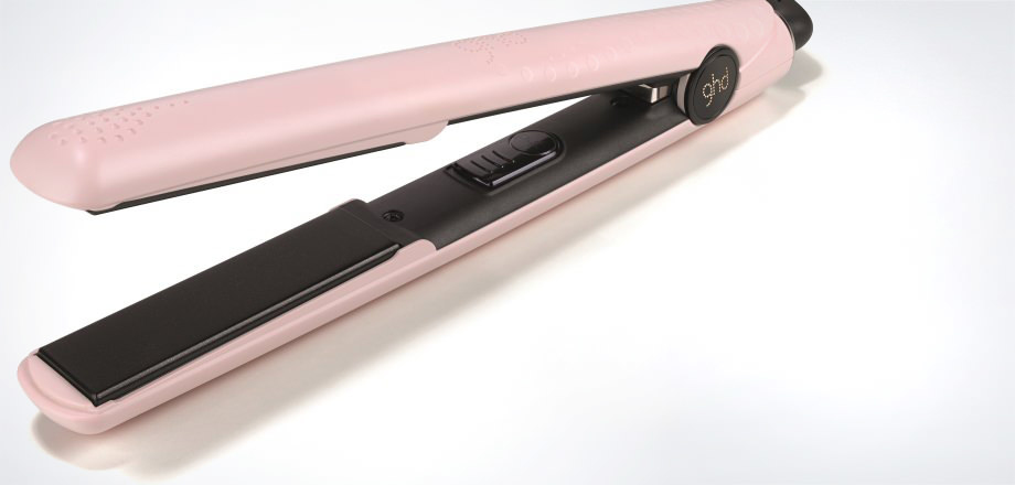 Plancha de pelo - GHD Vintage Pink Styler, Cerámica