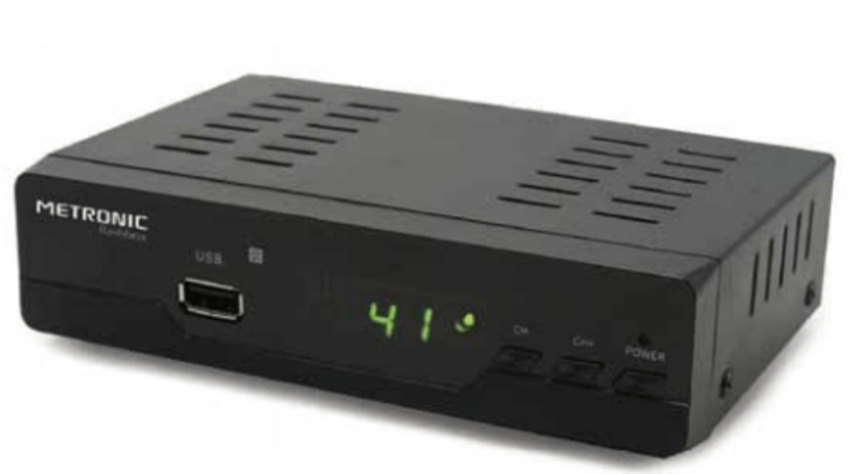 Receptor TDT HD - Metronic 441643, DVB T2, USB