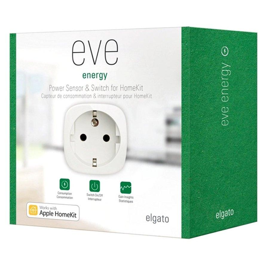 Enchufe Inteligente - ElGato Eve Energy EU Power Sensor Switch, Específico para Apple