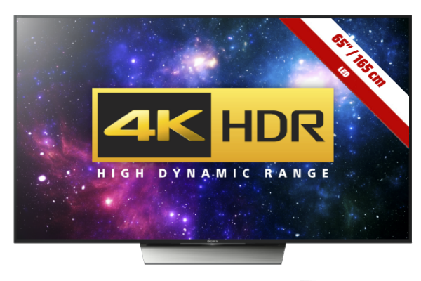 TV LED 65" - Sony KD65XD8505BAEP, Ultra HD 4K, HDR, Android TV
