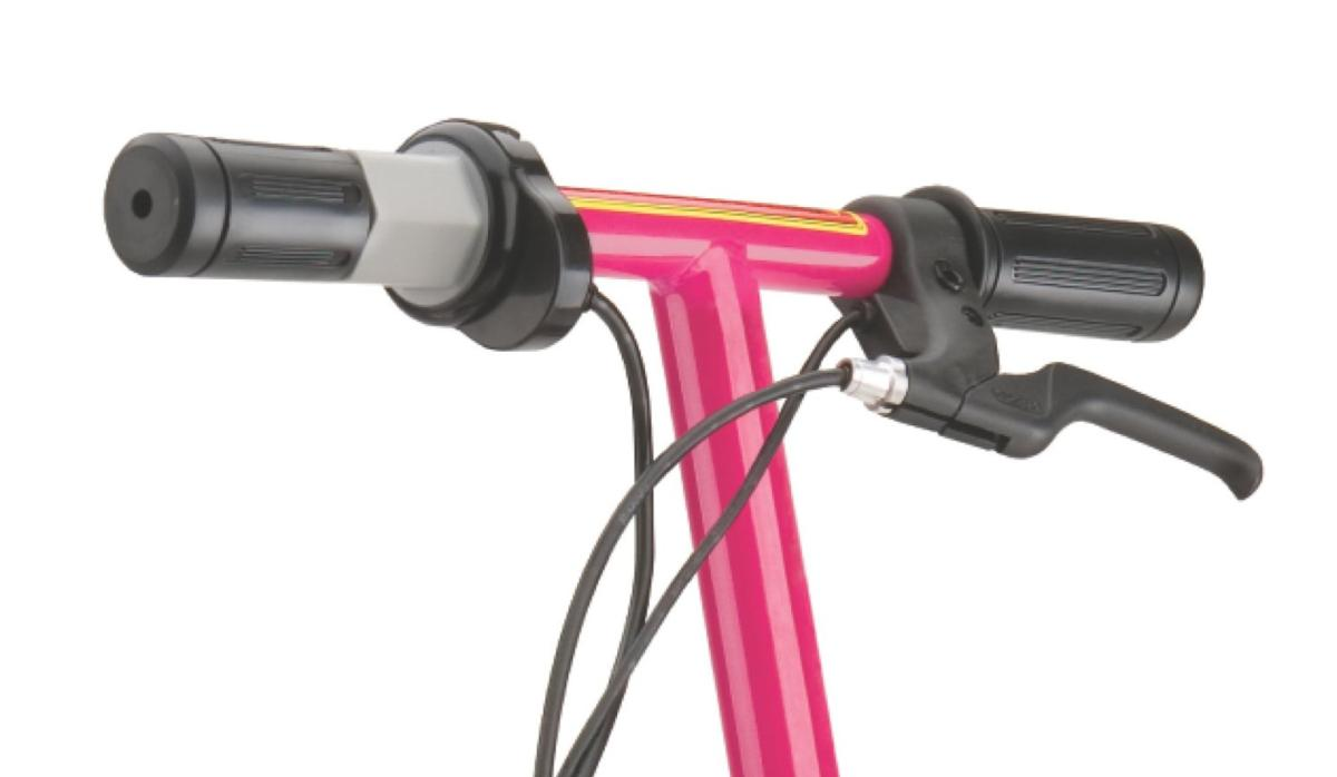 Scooter eléctrico - Razor E100, velocidad máxima 16 km/h, rosa