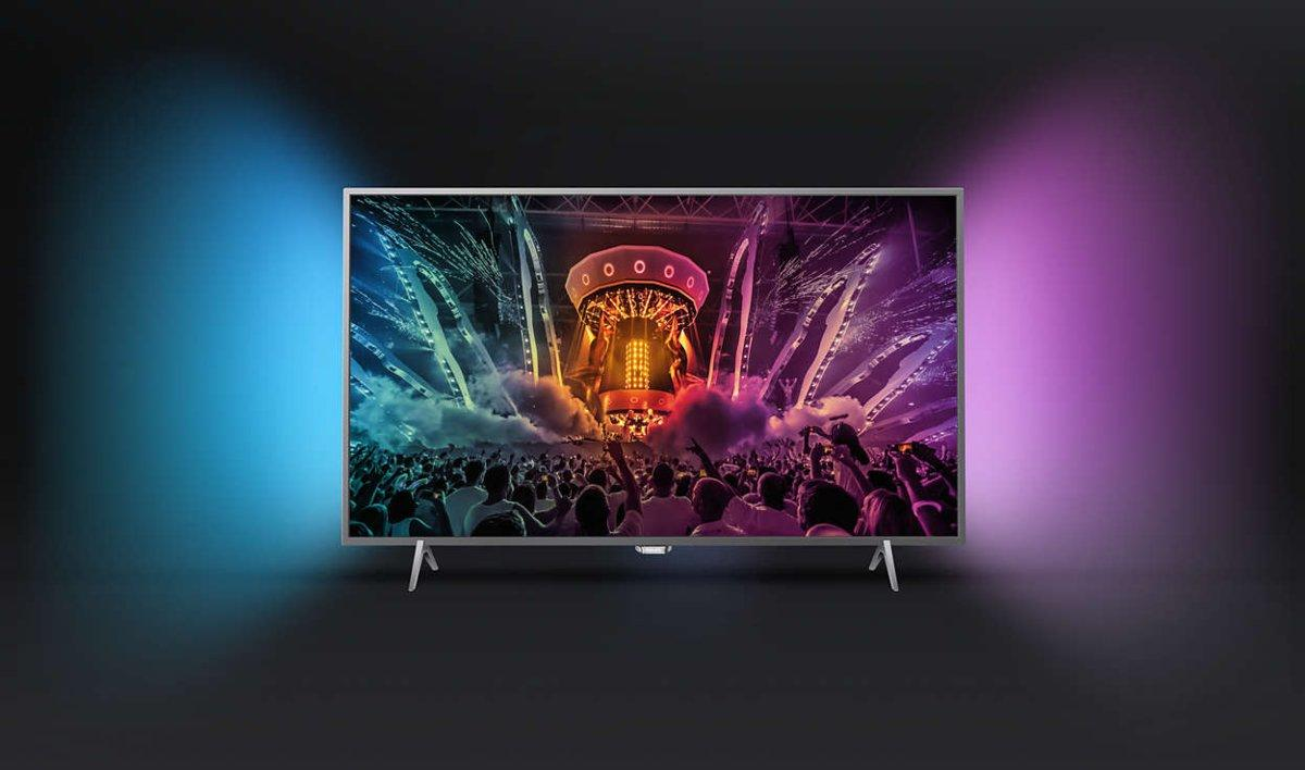 TV LED 32" - Philips 32PFS6401/12, Full HD, Android TV, Ambilight, Wifi