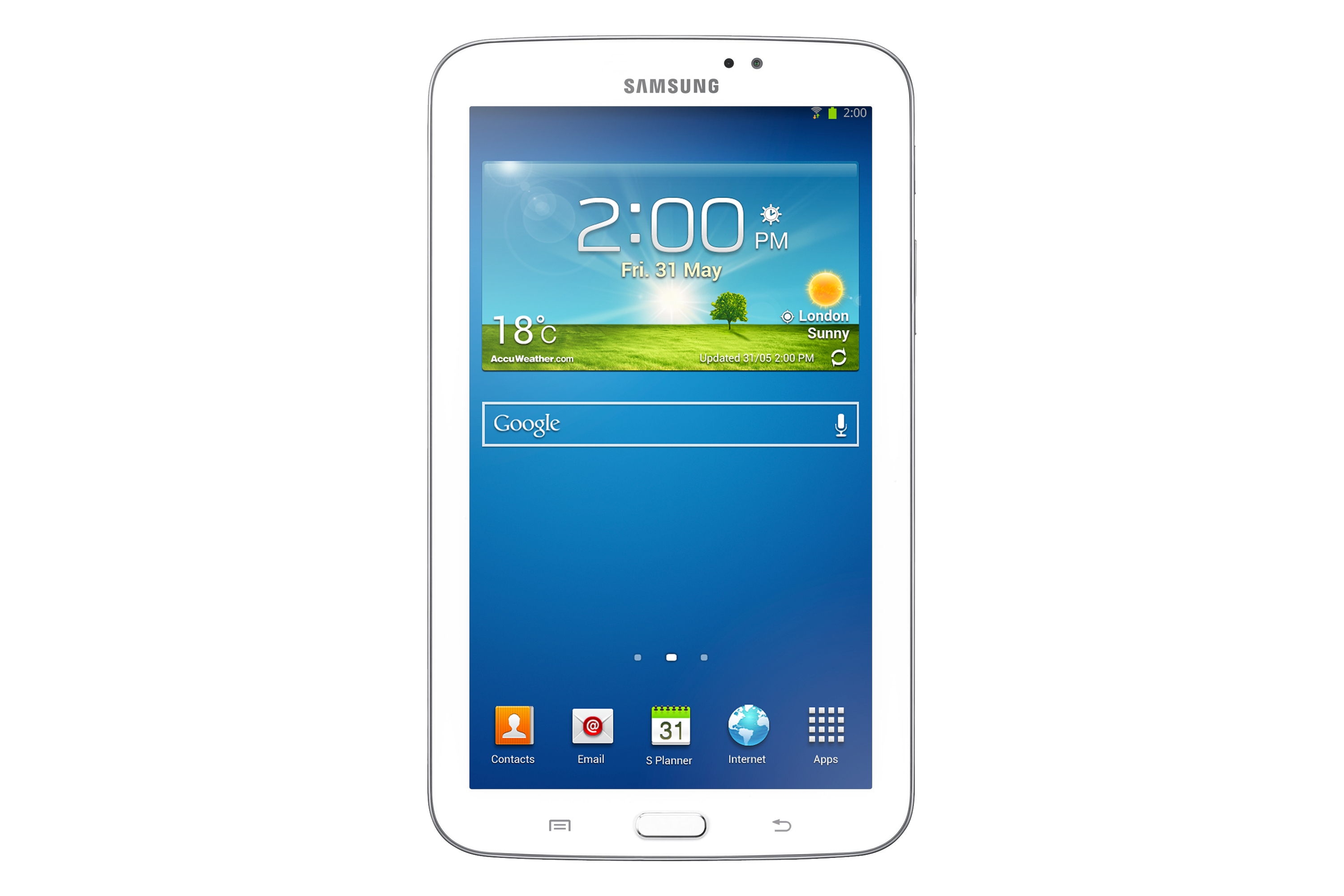 Tablet - Samsung Galaxy Tab3, 7.0 - 3G, Blanca, 8GB, Dual Core 1.2GHz