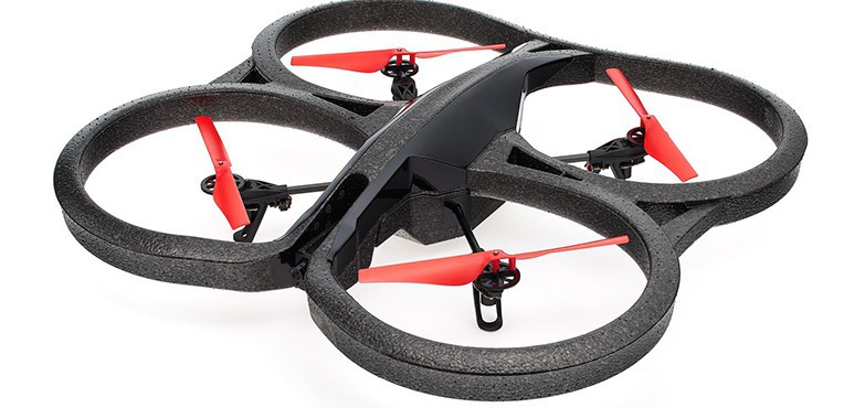 Cuadricóptero - Parrot A.R. Drone 2.0 Power Edition, camara HD, 2 baterías de 1500mAh