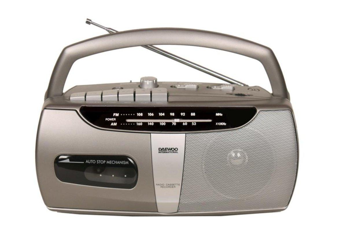 Radio cassette - Daewoo DRP-07G, Gris
