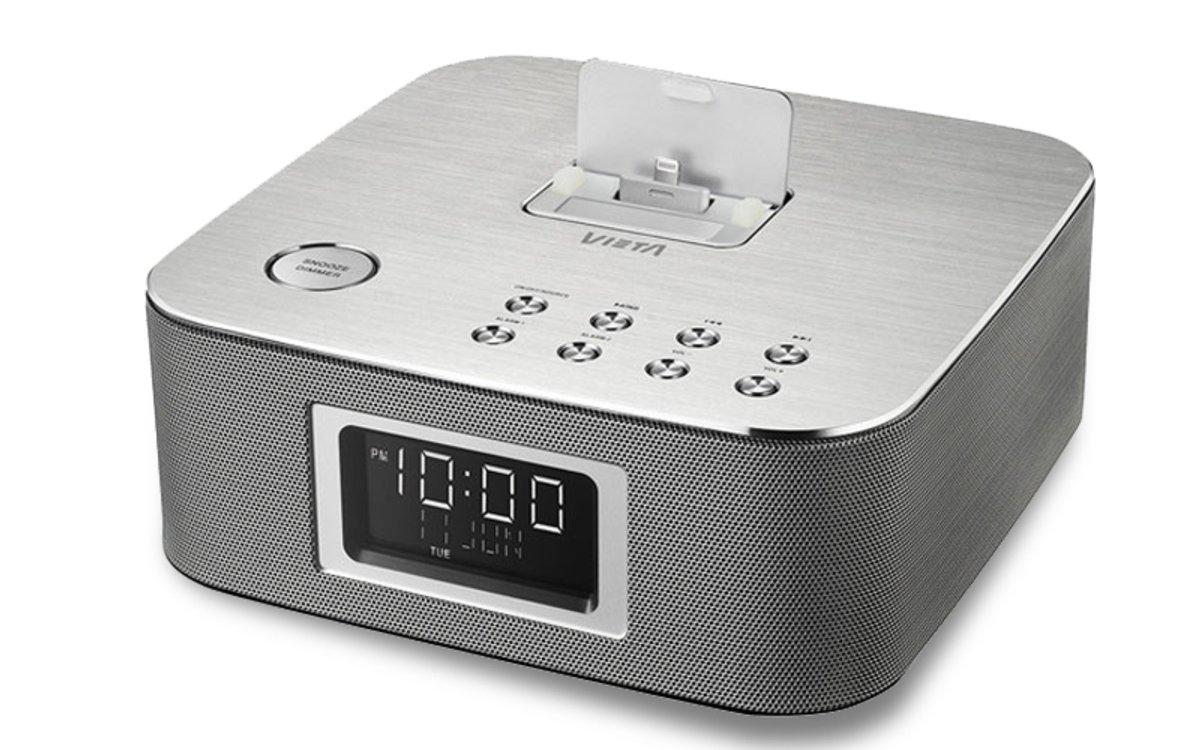 Radio Despertador - Vieta VHUS150SL, Doble USB cargador, Radio FM