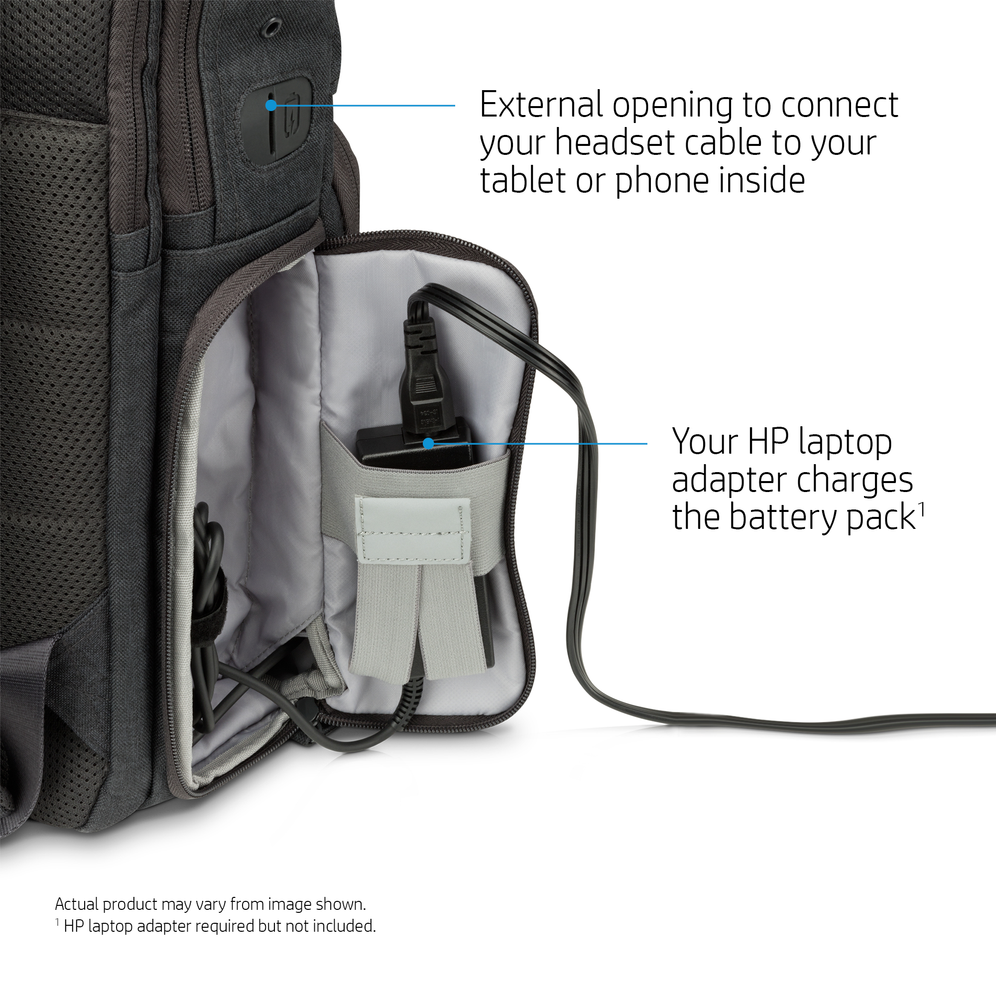 Mochila Para Portátil - HP, POWERUP BACKPACK