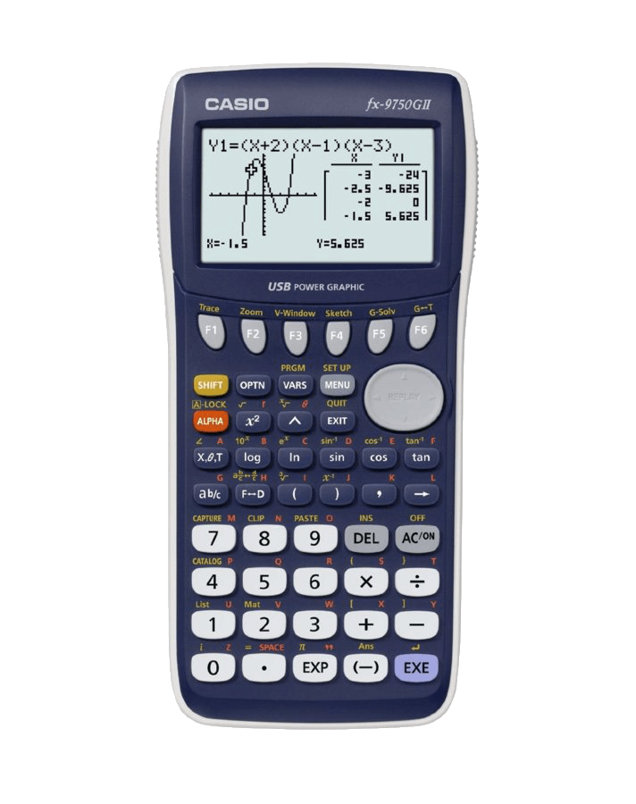 Calculadora - Casio FX-9750GII con gráficos dinámicos