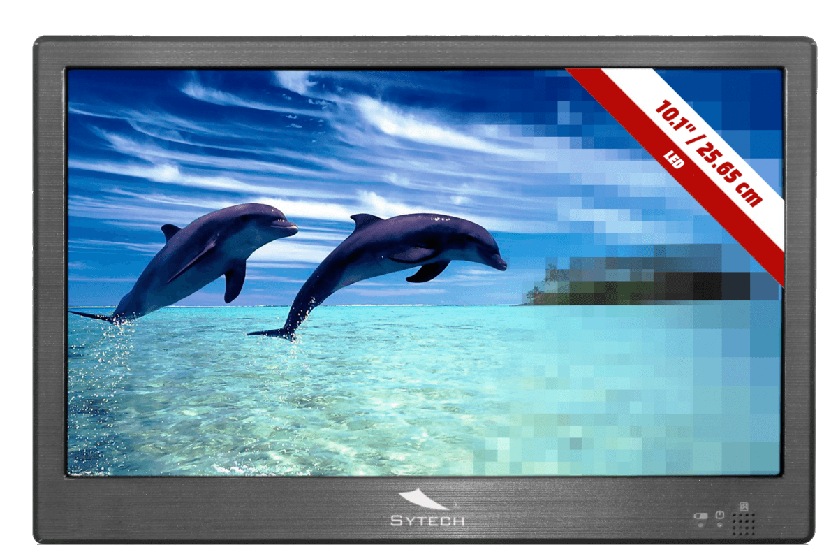 Televisor portátil - Sytech SY 340, Pantalla digital de 10,1"