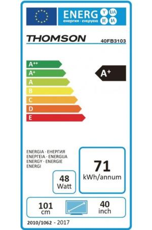 TV LED 40 " - Thomson 40FB3103, Full HD, USB Multimedia