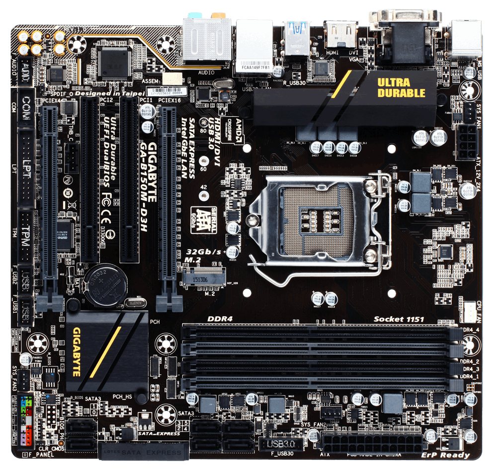 Placa Base - GIGABYTE B150M-D3H