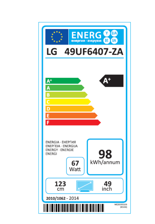TV LED 49" - LG 49UF6407, 4K, Panel IPS, Smart TV WebOS 2.0