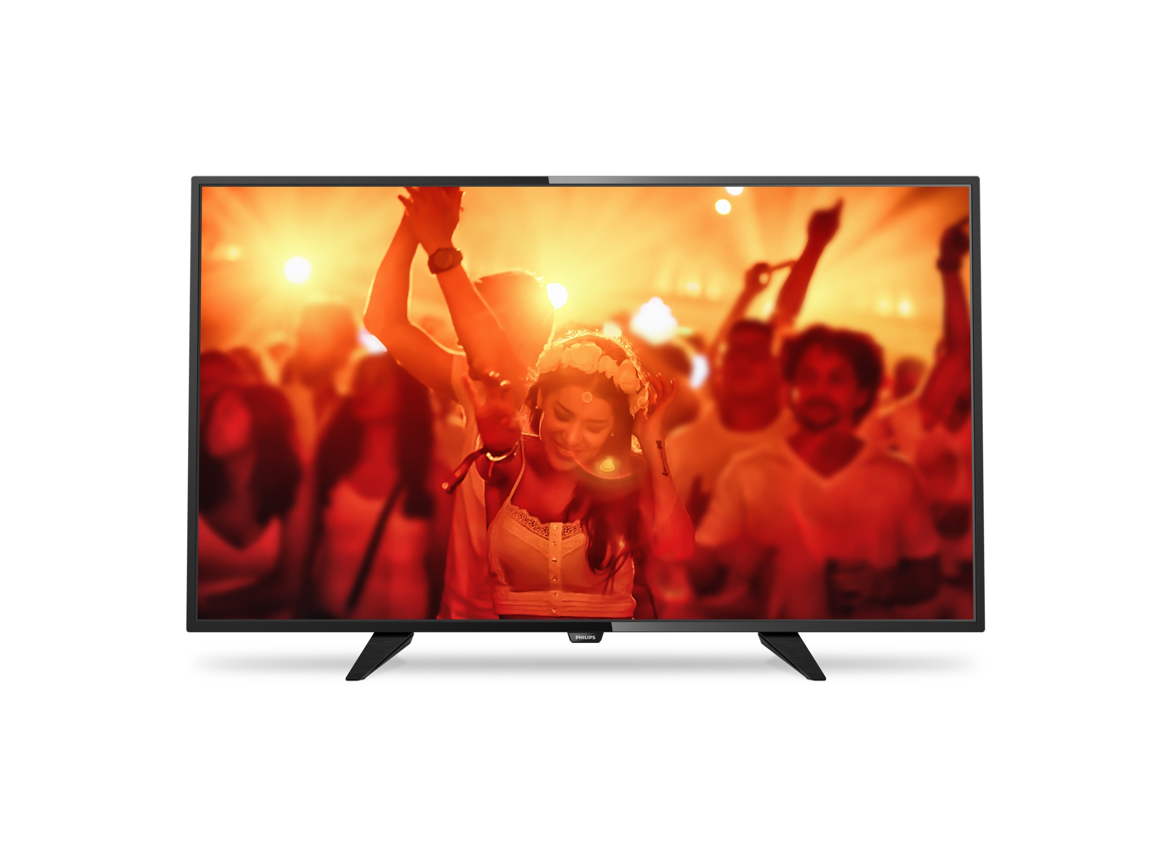 TV LED 32" - Philips 32PFH4101/88 Full HD, USB, Negro