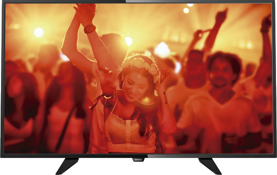 TV LED 40" - Philips 40PFH4101, Full HD, USB, Negro