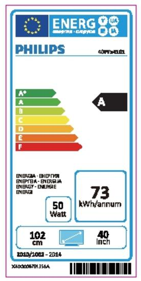 TV LED 40" - Philips 40PFH4101, Full HD, USB, Negro
