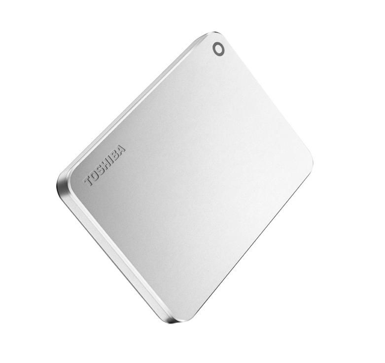 Disco duro - Toshiba Canvio Premium 1TB 1000GB Metálico, Plata