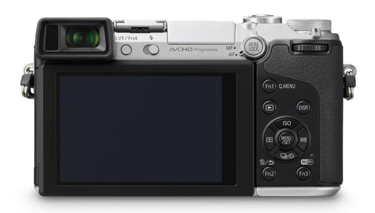 Cámara evil - Panasonic Lumix GX7 Negra, 16 Mp, Visor abatible a 90º, Full HD