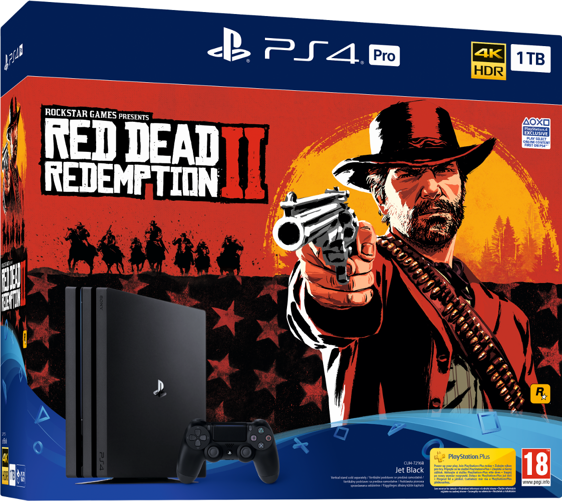 SONY PlayStation 4 Pro 1TB + Red Dead Redemption 2