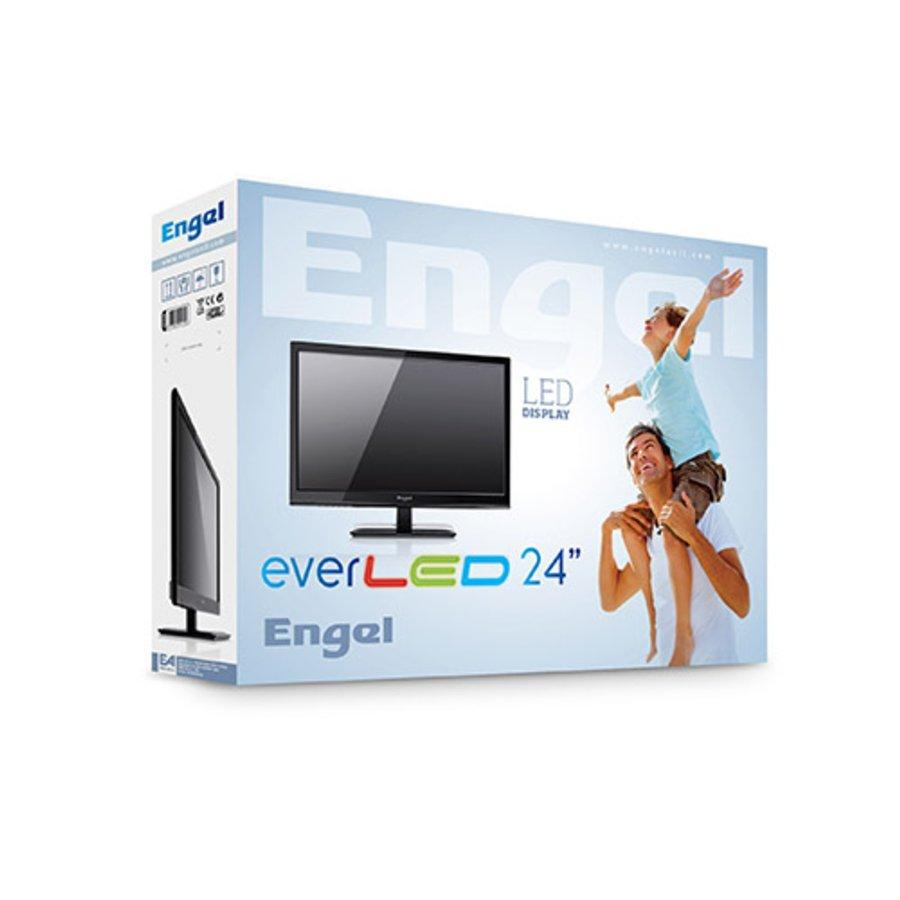 TV LED 24" - Engel LE2420 Negro, USB grabador